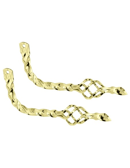 Twisted Muffler W/Cage Gold.